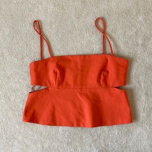Zara Orange Top